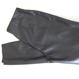 Black H&M leather pants